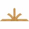 Ekena Millwork Richland Rough Sawn Timber Gable Bracket, Western Red Cedar, 84"W x 38"H x 2"D x 6"F, 11/12 Pitch GBW084X38X0206RIC00RWR - alternate 1